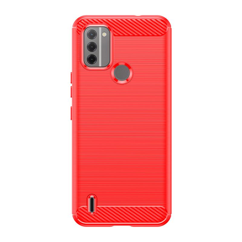 

Чехол для Nokia C31 Крышка для Nokia C31 Capas Ударопрочная Броня Мягкий TPU Бампер для Задней Панели Телефона Углеродное Волокно Для Fundas Nokia C 31 C31 For Nokia C31 красный
