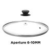 Universal Lid Cover Knob Heat-Resistant Cooking Pot Pan Lid Knob Cap Replacement Lifting Handle Kitchen Cookware Handgrip Black