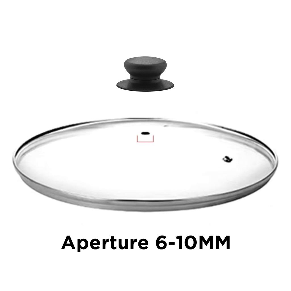 Universal Lid Cover Knob Heat-Resistant Cooking Pot Pan Lid Knob Cap Replacement Lifting Handle Kitchen Cookware Handgrip Black