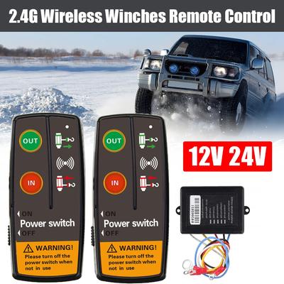 12V 24V Elektrische Winde Schalter Controller Drahtlose Fernbedienung Zubehör für Jeep Off Road 4x4 ATV Trailer Boat Universal