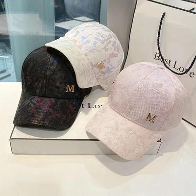 Modische Baseballkappe für Damen, Strass, M, Standard, Bronzing-Camouflage-Kappe, vielseitiger Sonnenhut für die Straßenpersönlichkeit