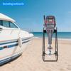 Heavy Duty Outboard Boat Motor Stand Carrier Cart, Multi Purposed Engine Stand for Long/Short Shaft Boat Motor 110LBS