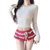 Costume da Bagno Bikini a Tre Pezzi 'Dopamine Girl' con Stampa Ciliegie