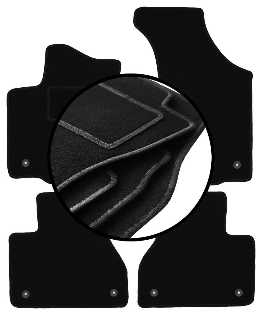 Set of velour floor mats for: Volkswagen Phaeton sedan (2002-2016)
