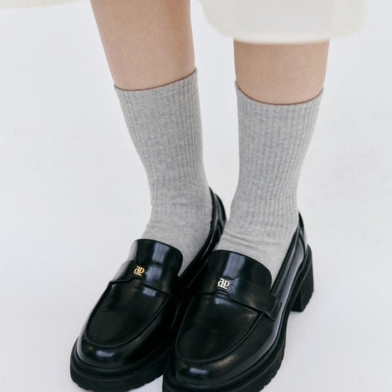 DEPOUND Basic Crew Socks - Gray