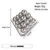 Zinc Alloy Kongming Puzzle Lock: Disentanglement Ring Educational Toy