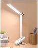 Rechargeable LED Desk Lamp with Eye Protection, Clip-On for Children's Bedroom or Dormitory.