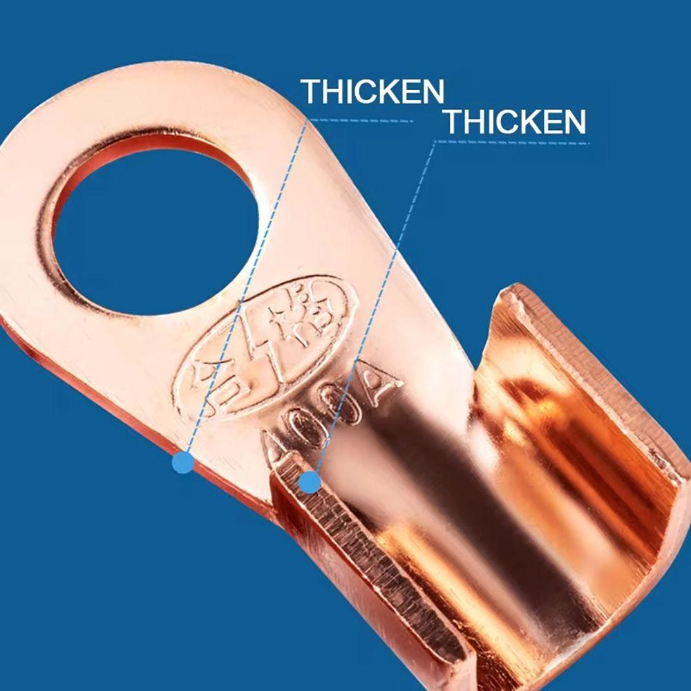 5/10Pcs Copper OT Cable Connector Kit OT Type OT Lugs Ring Crimp  Electric Accessory