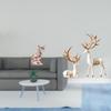 European Cat Reindeer Animal Sculpture Decorative Figurine Art Craft Ornament for Fireplace