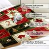 1 Stück Gemütliche Vintage-Weihnachtsdruck-Flanell-Decke - Weiche, Warme und Flauschige Überwurfdecke für Couch, Sofa, Büro, Bett, Camping und Reisen