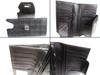 Authentic Salvatore Ferragamo Gancini Black Leather Flap Long Wallet #b127  Open box