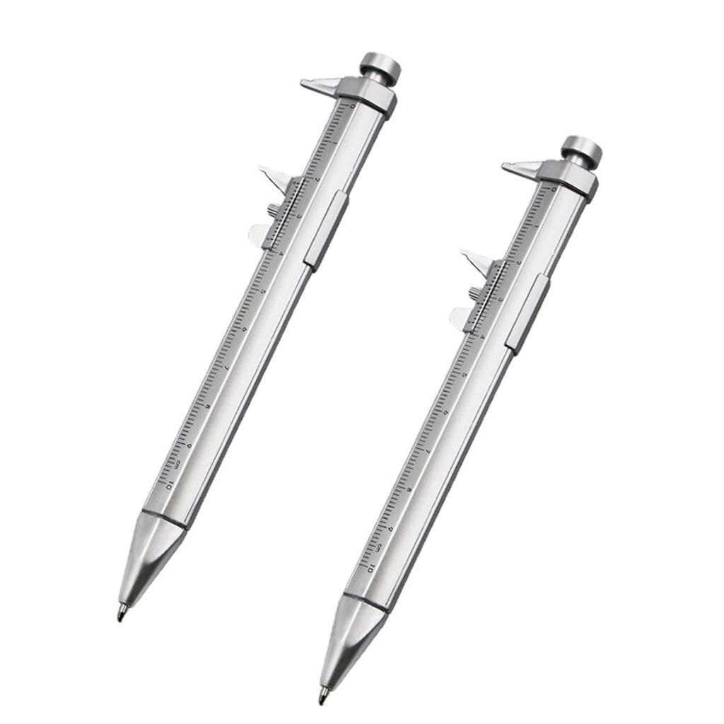 Multifunctional Ballpoint Pen with Vernier Caliper for Accurate Measurement and Smooth Writing 2 In 1 Measuring Tool