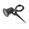 Garden lamp, 1xGU10, IP65, black, driven in
