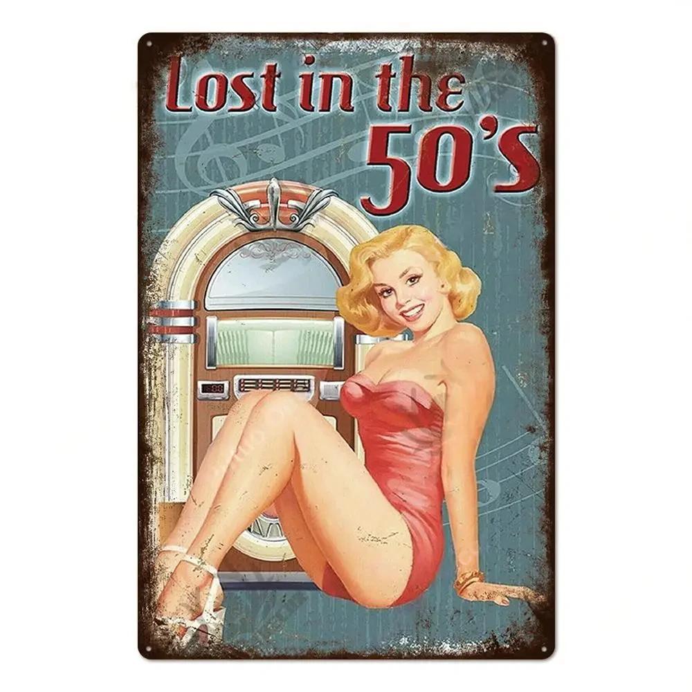 Metalowe Plakaty Vintage Metalowe Znaki Dekoracja Tabliczka Metalowa Vintage Blaszany Znak do Baru Garażu Jaskiń Mężczyzn w Pokojach Rodzinnych Dekorowanie Pla