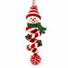 Beginner Friendly Christmas Crochet DIY Kit Hanging Hademade Snowman Spiral Ornament Yarn Project Making Kit