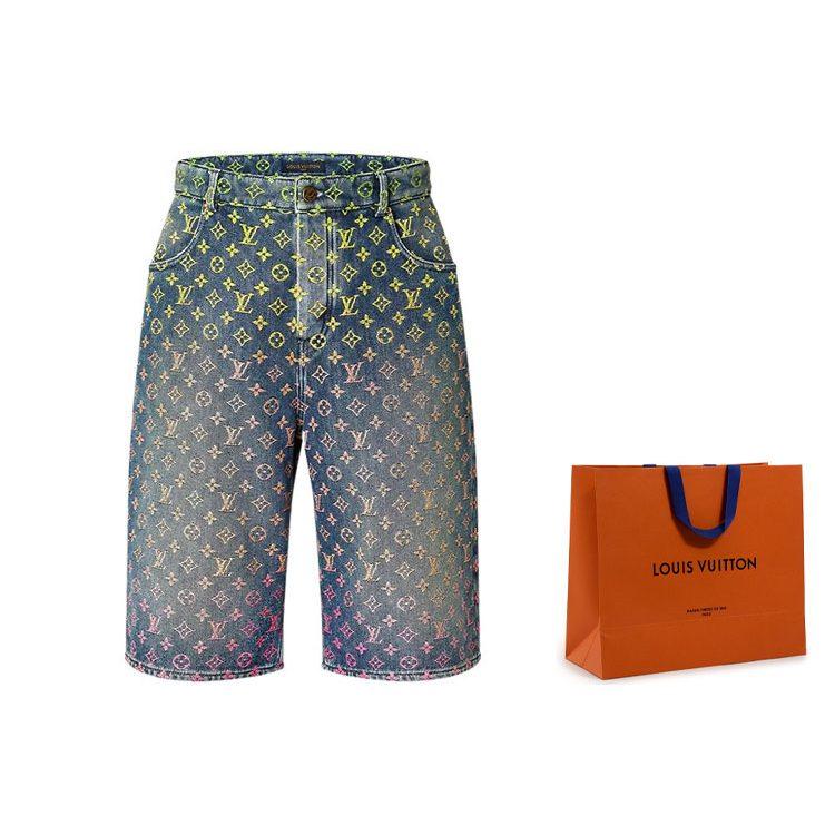 LOUIS VUITTON Denim Shorts Men's 1AB928