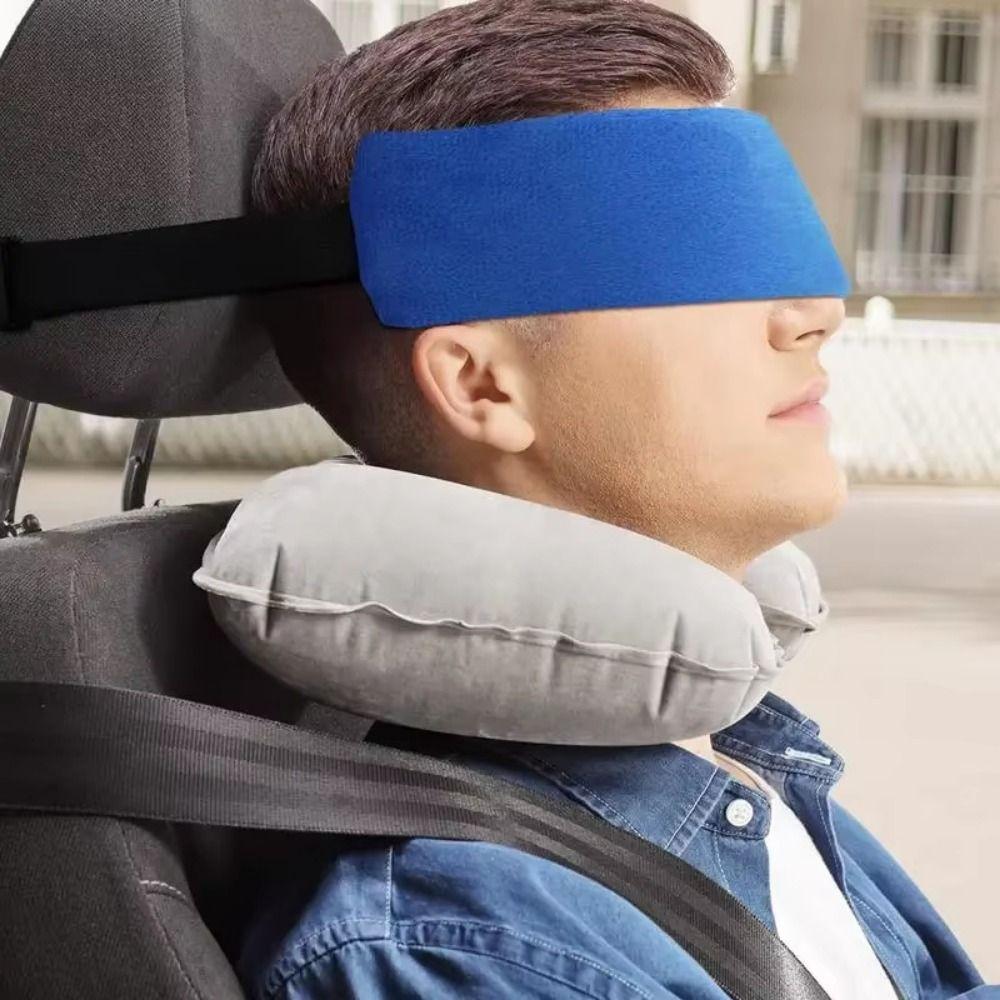 Adjustable Buckles Head Support Strap Portable Neck Support Band Airplane Travel Pillow  Cervical
