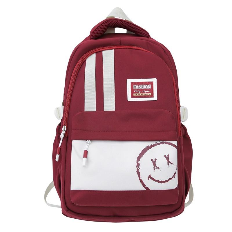 

Студенческий школьный рюкзак Сумка для компьютера Контрастный рюкзак для порнопары Большой вместимости Рюкзак для поездок на работу