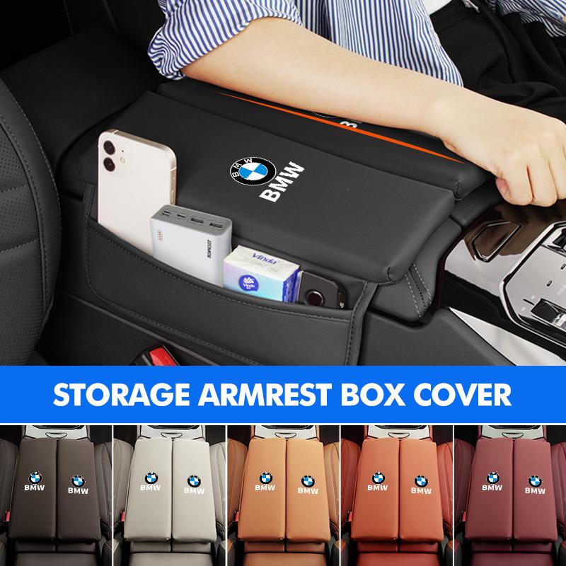 Car Central Armrest Storage Box Coverer Storage Protective Cushion For BMW X3 X5 M5 M3 E46 E90 E60 F10 E39 F30 E36 G30 E87 E70 VNZBG1