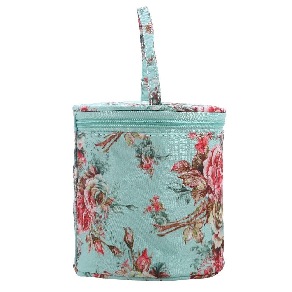 Portable Yarn Storage Bag Round Knitting Bag Crafts Tote Needles Handbag  Needle