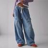 Jeans larghi casual da donna stile strada Primavera 2026