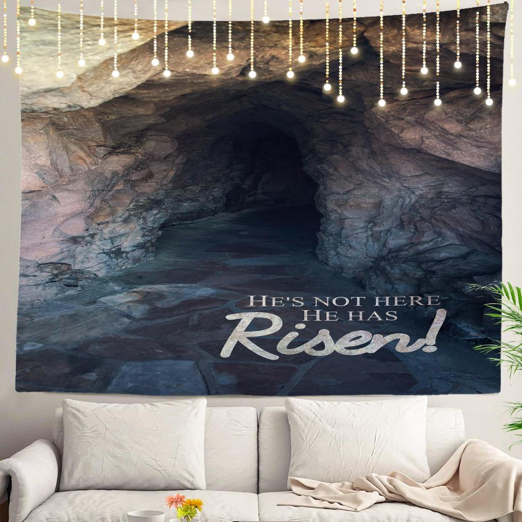 White Snow Wall Tapestry, Grey Wall Hanging Large Tapestry Decoration Polyester Fiber White Hem Around for Dorm Room Bedroom