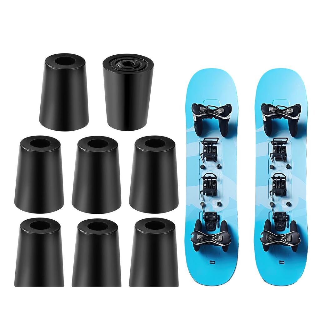 Vertical Ski Gear Wall Mount Rack Efficient Ski Equipment Display Hanger Easy Installation Snowboard Tool Organizer