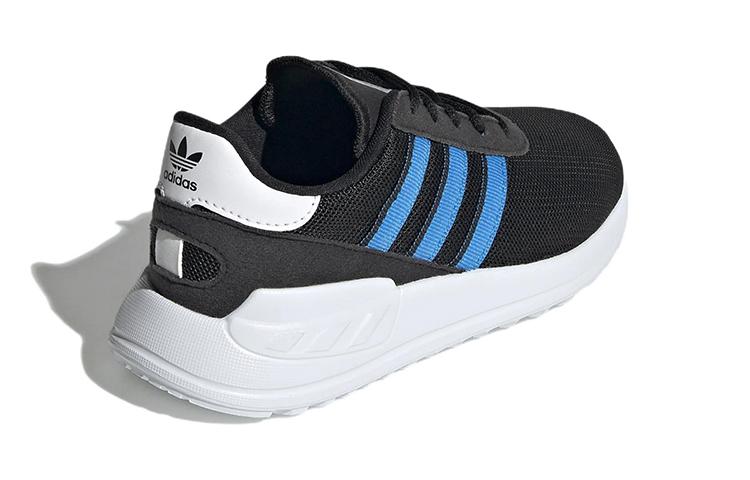 adidas Originals La Trainer Lite Abrasion Resistant Low Top Kids Lifestyle Shoes Black White Blue GZ4284