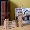 UGEARS Wooden 3D Puzzle Big Ben Model Kit for Adults Easy Craft London Building Kit 63 Pieces - - -