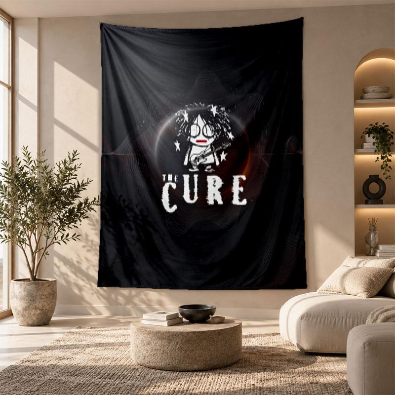 Decorative Tapestry,The Cure Printed Wall Art, Lightweight Wall Hanging For Bedroom Background