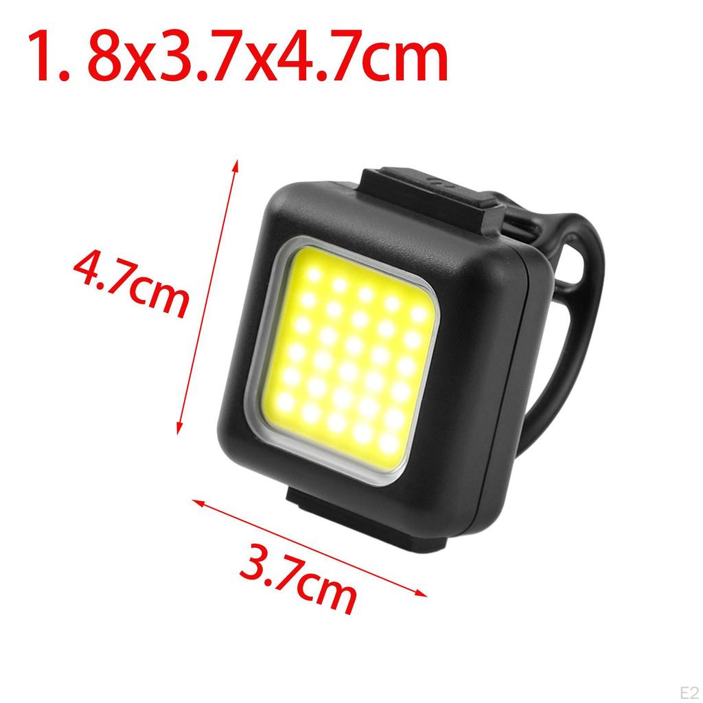 Fahrradscheinwerfer Rücklicht Fahrradtaschenlampe USB wiederaufladbar