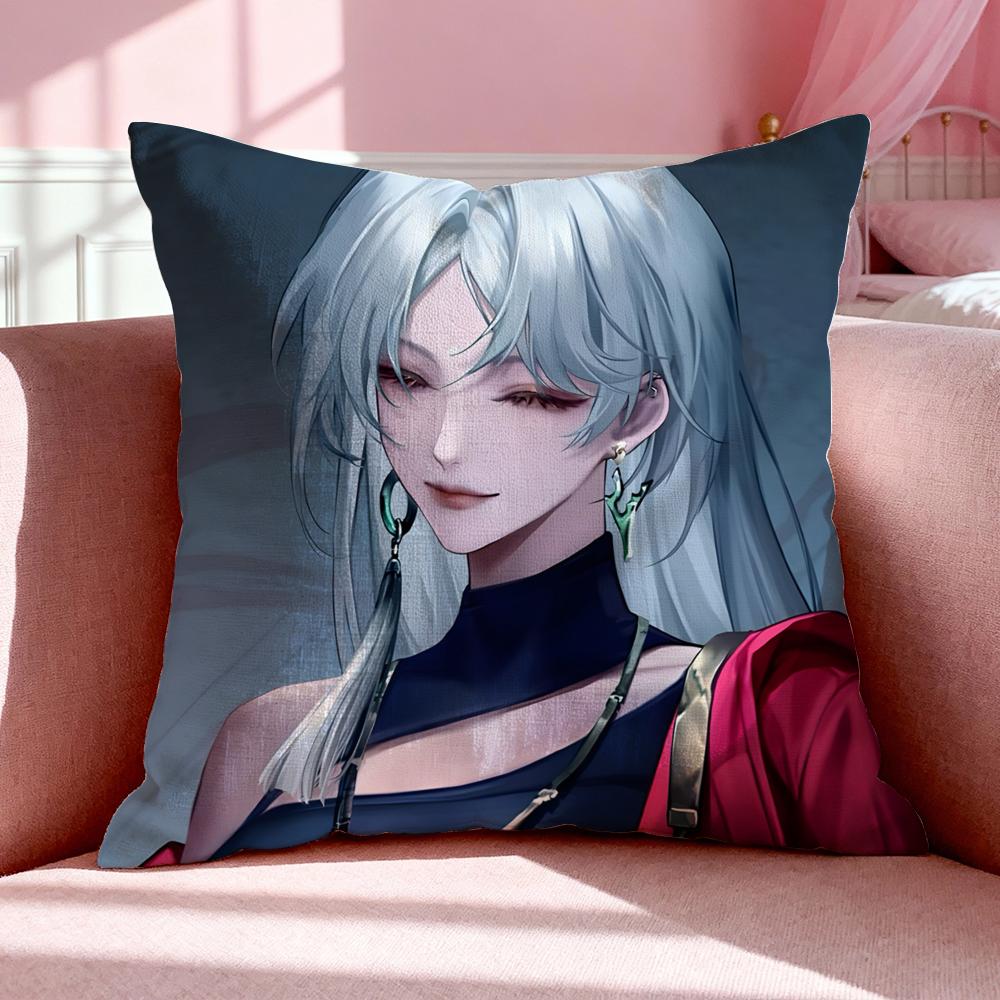 Game P-Path To Nowhere Cushion Cover Breathable Linen Pillowcase Summer Odorless Eco-Friendly Invisible Zipper Washable