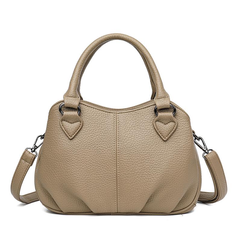 New PU Leather Women's Fashi Handbag Shoulder Crossbody Bag Casual Tote Purse Ladies Top Handle Satchel For Daily Work Travel