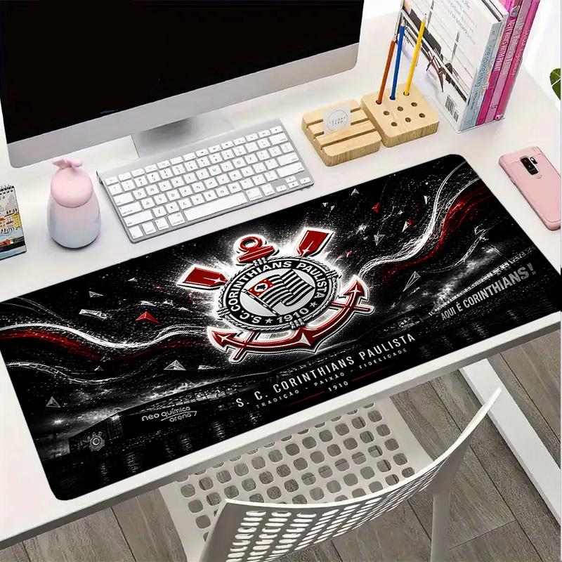 Corinthians Team Crest Mouse pad Mouse pad, Gaming Mouse Pad, keyboard pad, Desk Decor for computer notebook Fan Gift Birthday Gift