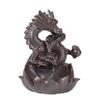 Lotus Dragon Keramik Home Ornamente Wasserfall Rückfluss Weihrauch Brenner Weihrauch Stick Halter Drachen Räuchergefäß