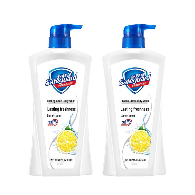 Safeguard Healthy Clean Lemon Scent Body Wash (550g x2)