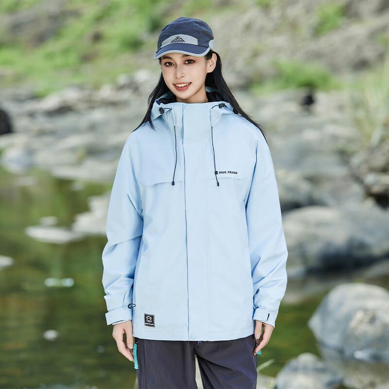 paul frank Unisex 3-in-1 Detachable Outdoor Windbreaker Jacket