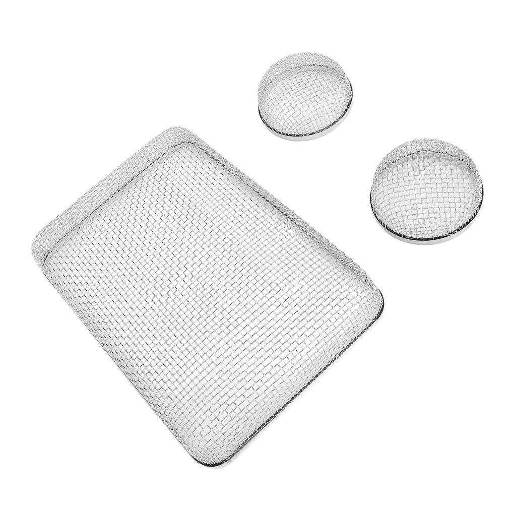 RV Furnace Vent Cover Stainless Steel Improve Air Circulation with Installation Tool Water Heater Ve