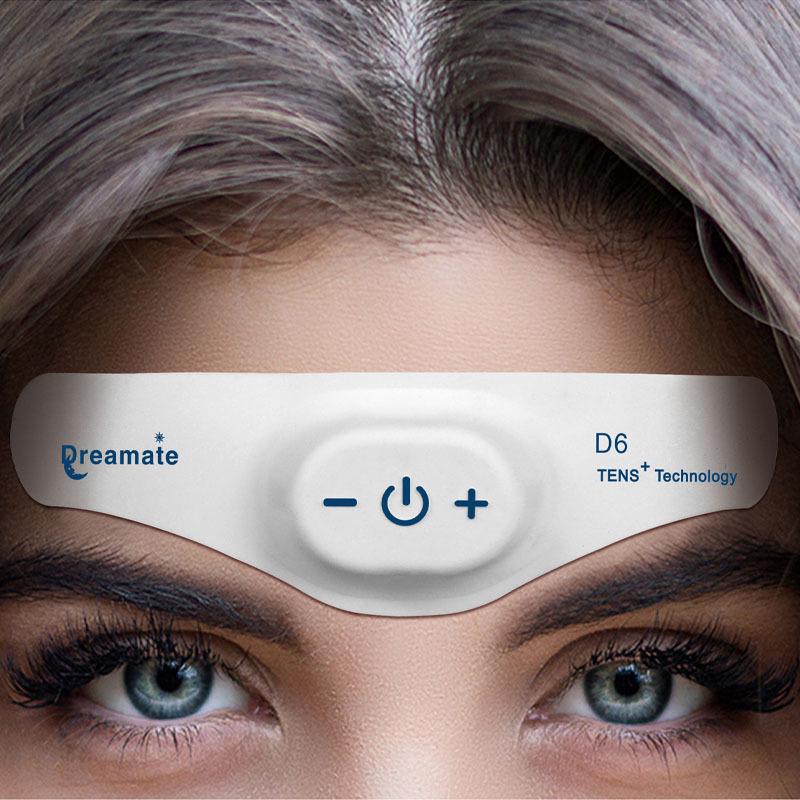 Electronic Headband Sleep Aid for Severe Insomnia and Improved Deep Sleep bianco