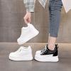Trend Small Inner Height-increasing Women's Shoes, New Casual Platform Muffins and Wedge Heels, Little White Women's Shoes