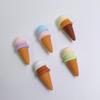 100 Stück/Beutel 25*15MM 3D Mini-Eistüten-Perlen ohne Loch für DIY-Scrapbooking, Handyhüllen, Haarspangen, Schmuckherstellung