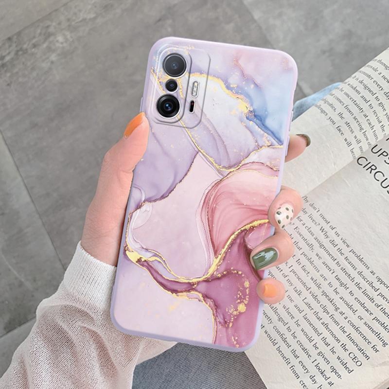 Marble Pattern Phone Case For Xiaomi 11T Pro Mi11T Pro Protective Cover Case Soft Silicone Funda For Xiaomi Mi 12T 13T TPU Coque