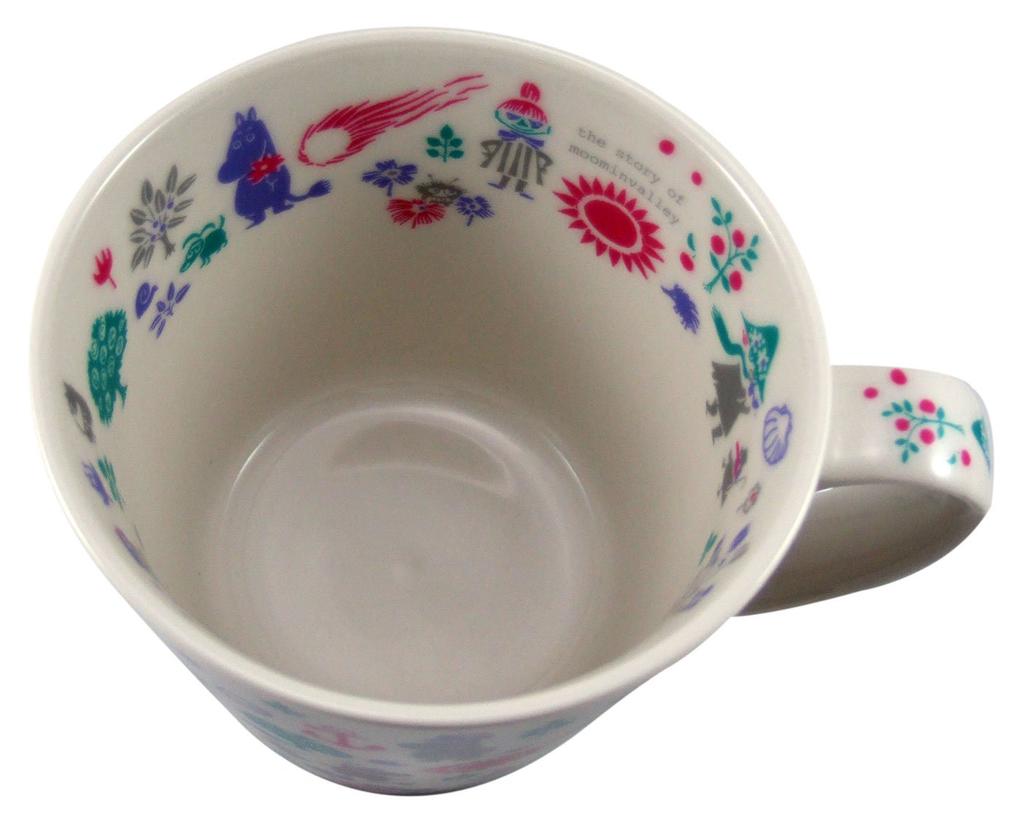 Yamaka Shoten MOOMIN Newborn Soup Mug Microwave Moomin Nordic Day Wedding Made in Stencil, Safe, Merchandise, Style, Mother's Gift, Tableware, Gift,