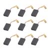 20 Pcs Motor Carbon Brushes Professional Electric Motor Carbon Brush Replacement for Drill Machine