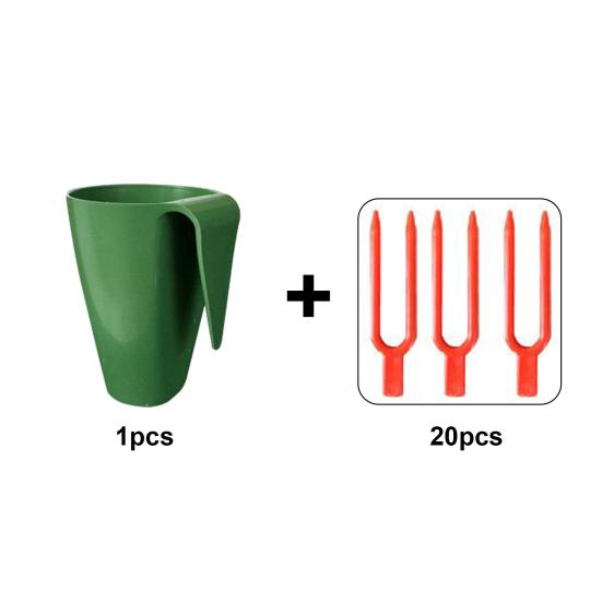 Strawberry Propagation Cups Ventilated Strawberry Plant Starter Cups with And Runner Forks Propagation Containers for Promoting Healthy Growth