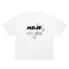 2025 New Women Tshirt Streetwear Cartoon MZLFF Print Harajuku Hip Hop Korean Short Sleeve Y2k Tops Cotton Graphic Clothing Goth