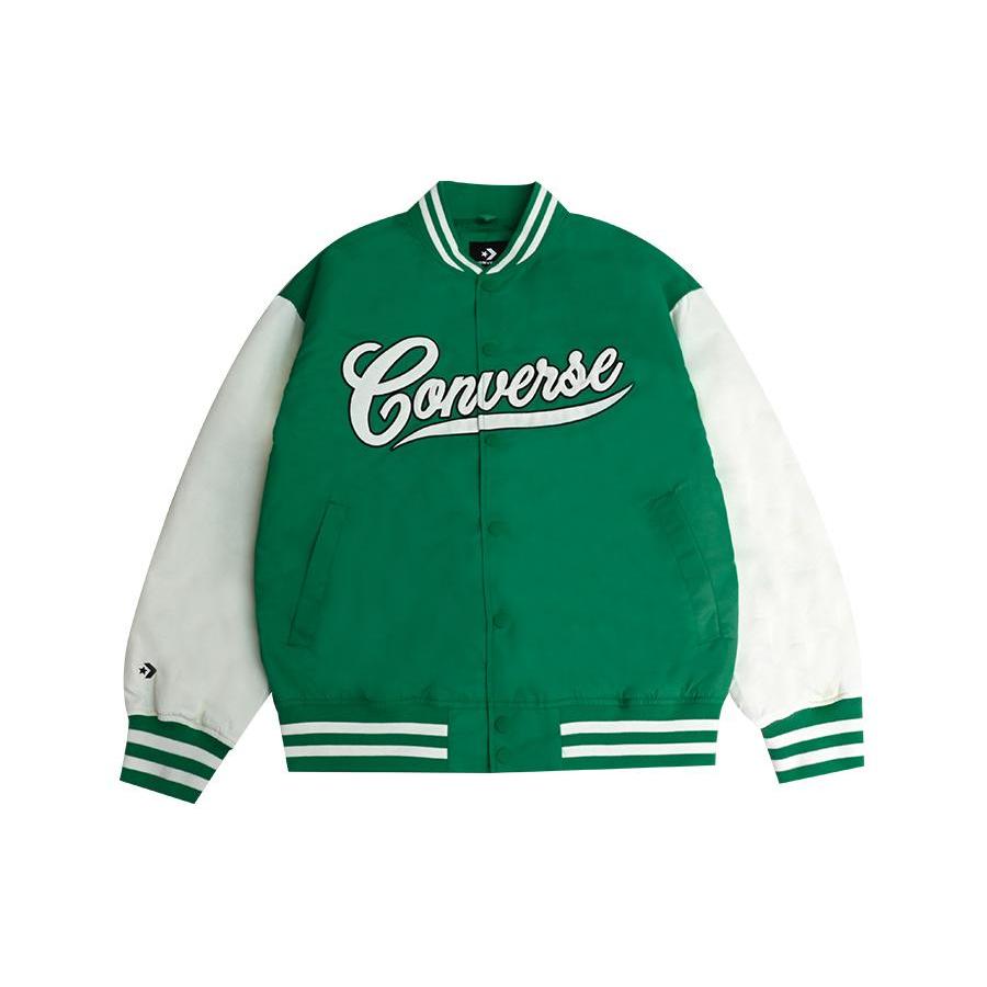 Converse Baseball Jacket Unisex Green 10026912-A02