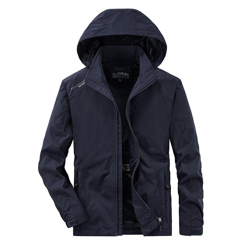 New Jacket Men's Outdoor Casual Sports Work Clothes Jacket Men's Thin Loose Sweater Men