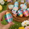 Kids  Childrens 4pcs Cute 3D Printed Rabbit Egg Playset with Mini Bunny Surprise Egg for Easter Party Favors Birthdays Gift Presents Goodies Filler