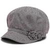 Pălării și șepci Newsboy Îmbunătățite cu Accente Florale pentru Femei - Accesorii pentru Cap din Bumbac pentru Pierderea Părului din Chimioterapie, Pacienți cu Cancer, Protecție Solară
